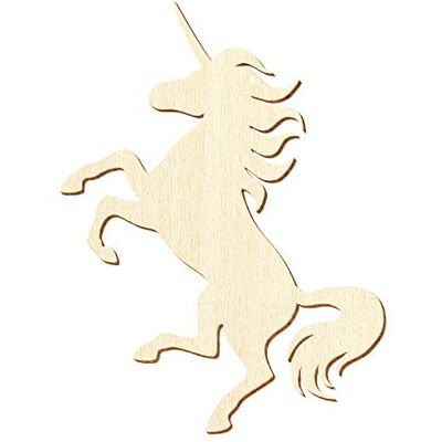 Bütic GmbH Holz Einhorn Deko Zuschnitte 5-50cm, Größe:30cm, Pack mit:1 Stück Bütic GmbH Holz Einhorn Deko Zuschnitte 5-50cm, Größe:30cm, Pack mit:1 Stück