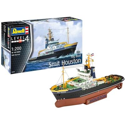 Revell Modellbau, Smit Houston, EIN Meisterwerk im Maßstab 1:200, 140 Teile, Bastelset ab 12 Jahren, Detailgetreues Schiffs Modell, Authentische Nachbildung Revell Modellbau, Smit Houston, EIN Meisterwerk im Maßstab 1:200, 140 Teile, Bastelset ab 12 Jahren, Detailgetreues Schiffs Modell, Authentische Nachbildung