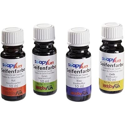 Hobbyfun Soapyfun Seifenfarbe * Grün , 10ml * Duftöl Hobbyfun Soapyfun Seifenfarbe * Grün , 10ml * Duftöl