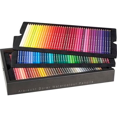Faber-Castell 117514 Albrecht Dürer Aquarellstifte, 120 Künstlerfarbstifte in exklusiven Holzkoffer, Stifte Set für Erwachsene Faber-Castell 117514 Albrecht Dürer Aquarellstifte, 120 Künstlerfarbstifte in exklusiven Holzkoffer, Stifte Set für Erwachsene