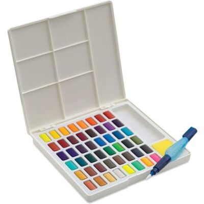 Faber-Castell Aquarellfarben Set, Aquarellkasten 48 Farben Faber-Castell Aquarellfarben Set, Aquarellkasten 48 Farben