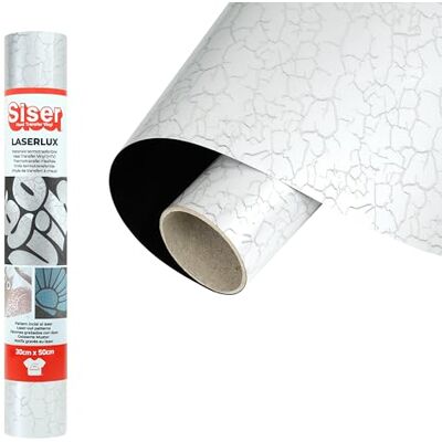 SISER LaserLux Terra Thermovinyl 30 x 50 cm – Thermotransferfolie mit vorgestanzten Lasermustern Sofort bereit zum Aufbringen auf Stoffe, T-Shirts und Bekleidung Für Schneideplotter SISER LaserLux Terra Thermovinyl 30 x 50 cm – Thermotransferfolie mit vorgestanzten Lasermustern Sofort bereit zum Aufbringen auf Stoffe, T-Shirts und Bekleidung Für Schneideplotter
