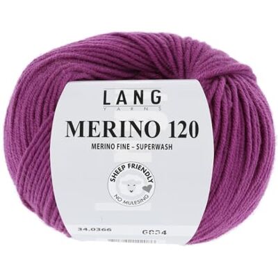 Lang Yarns Merino 120 0366 / 50g Wolle Lang Yarns Merino 120 0366 / 50g Wolle