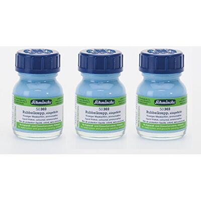 Schmincke Rubbelkrepp EINGEFÄRBT, Sparpack 3 x 20ml Glas Schmincke Rubbelkrepp EINGEFÄRBT, Sparpack 3 x 20ml Glas