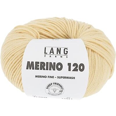 Lang Yarns Merino 120 Superwash 0049 gelb Lang Yarns Merino 120 Superwash 0049 gelb