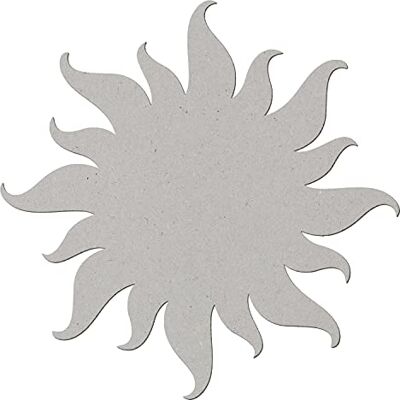 Bütic GmbH Pappe Sonne 3-50cm Basteln Deko, Durchmesser:Ø 10cm, Pack mit:10 Stück Bütic GmbH Pappe Sonne 3-50cm Basteln Deko, Durchmesser:Ø 10cm, Pack mit:10 Stück