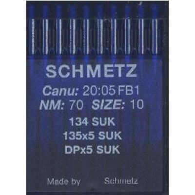 SCHMETZ 10 Nadeln 134 R Stärke 70 SUK SCHMETZ 10 Nadeln 134 R Stärke 70 SUK