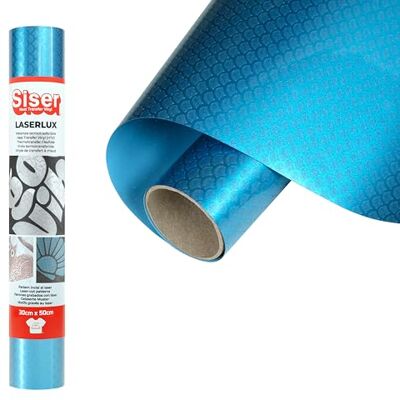 SISER LaserLux Mermaid Thermofolie 30 x 50 cm – Thermotransferfolie mit vorgestanzten Lasermustern Sofort bereit zum Aufbringen auf Stoffe, T-Shirts und Bekleidung Für Schneideplotter SISER LaserLux Mermaid Thermofolie 30 x 50 cm – Thermotransferfolie mit vorgestanzten Lasermustern Sofort bereit zum Aufbringen auf Stoffe, T-Shirts und Bekleidung Für Schneideplotter