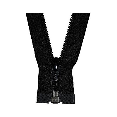 YKK Reißverschluss 1 Wege teilbar schwarz 210 cm Kunststoff Spirale YKK Reißverschluss 1 Wege teilbar schwarz 210 cm Kunststoff Spirale