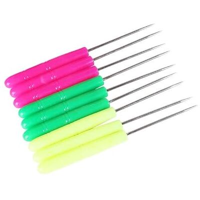 TorSor 10 Stück Kratzahle Nähen Pricker Kunststoff Griff Gerade Spitze Pin DIY Nadel Stanzen Loch Reparatur Handwerk Stitcher für Schneider Stoff Zelt Leder Papier Werkzeug Handarbeit TorSor 10 Stück Kratzahle Nähen Pricker Kunststoff Griff Gerade Spitze Pin DIY Nadel Stanzen Loch Reparatur Handwerk Stitcher für Schneider Stoff Zelt Leder Papier Werkzeug Handarbeit