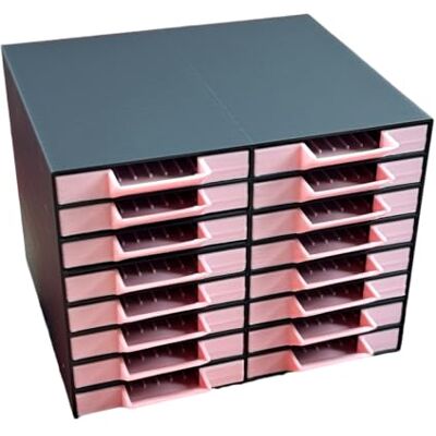 Generic 16-teiliges Aufbewahrungsregal-Set mit Strass-Tabletts (schwarz) 16-teiliges Aufbewahrungsregal mit Strasssteinen, großes Fassungsvermögen, Bohrwerkzeugablagen, Sortiertabletts für Generic 16-teiliges Aufbewahrungsregal-Set mit Strass-Tabletts (schwarz) 16-teiliges Aufbewahrungsregal mit Strasssteinen, großes Fassungsvermögen, Bohrwerkzeugablagen, Sortiertabletts für