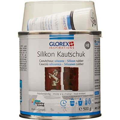 GLOREX 6 2407 407 Silikon Kautschuk RTV HB, hitzebeständig, 500 g Abformmasse GLOREX 6 2407 407 Silikon Kautschuk RTV HB, hitzebeständig, 500 g Abformmasse