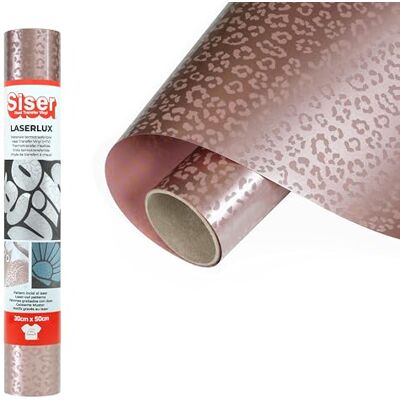 SISER LaserLux Leopard Thermofolie 30 x 50 cm – Thermotransferfolie mit vorgestanzten Lasermustern Sofort bereit zum Aufbringen auf Stoffe, T-Shirts und Bekleidung Für Schneideplotter SISER LaserLux Leopard Thermofolie 30 x 50 cm – Thermotransferfolie mit vorgestanzten Lasermustern Sofort bereit zum Aufbringen auf Stoffe, T-Shirts und Bekleidung Für Schneideplotter
