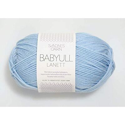 Sandnes Garn Babyull Lanett col.5930 light blue ca.175 m 50 g Sandnes Garn Babyull Lanett col.5930 light blue ca.175 m 50 g
