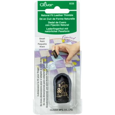 Clover Natürliche Passform Leder Fingerhut - Klein - Leder Fingerhut Clover Natürliche Passform Leder Fingerhut - Klein - Leder Fingerhut