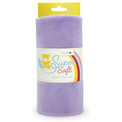 kullaloo Supersoft Plüsch Stoff Shorty in vielen Farben 1,5mm Florlänge, EN 71-3 & EN 71-9 Zertifiziert (lila) kullaloo Supersoft Plüsch Stoff Shorty in vielen Farben 1,5mm Florlänge, EN 71-3 & EN 71-9 Zertifiziert (lila)