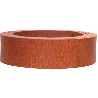 Lederriemen.com Wasserbüffel Lederriemen Desert, Mattes Büffelleder mit Riefen, ca. 3,5mm dick Cognac-3.5cm breit Lederriemen.com Wasserbüffel Lederriemen Desert, Mattes Büffelleder mit Riefen, ca. 3,5mm dick Cognac-3.5cm breit