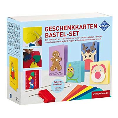 Pebaro 800G Geschenk-Set: Batteriebetriebener Styroporschneider, Styrocutter, Heißdrahtschneider, Bastelset mit Styroporplatten, Moosgummi, Geschenkkarten, Gestalten, Basteln, Geschenkidee für Kinder Pebaro 800G Geschenk-Set: Batteriebetriebener Styroporschneider, Styrocutter, Heißdrahtschneider, Bastelset mit Styroporplatten, Moosgummi, Geschenkkarten, Gestalten, Basteln, Geschenkidee für Kinder