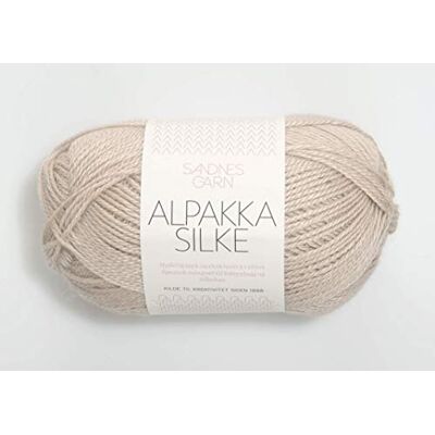 Sandnes Garn Alpakka Silke 2521 Sand, 02521, col.2521 sand 50 g Sandnes Garn Alpakka Silke 2521 Sand, 02521, col.2521 sand 50 g