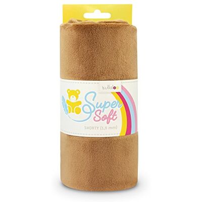 kullaloo Minky Fabric superweicher Shorty-Plüschstoff zum Nähen – 1,5 mm Florlänge (braun) kullaloo Minky Fabric superweicher Shorty-Plüschstoff zum Nähen – 1,5 mm Florlänge (braun)