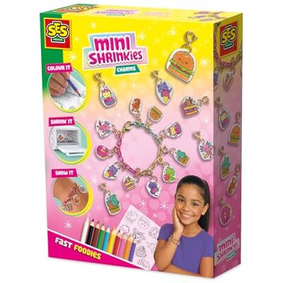 Creative Mini Shrinkies Schrumpffolie Fast Foodies Armbänder Selber Machen Freundschaftsarmband Made in Holland für Mädchen Ab 5 Jahren Mit 10 Buntstifte und Anweisung 14173 Creative Mini Shrinkies Schrumpffolie Fast Foodies Armbänder Selber Machen Freundschaftsarmband Made in Holland für Mädchen Ab 5 Jahren Mit 10 Buntstifte und Anweisung 14173