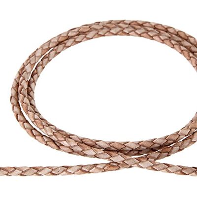 Auroris Lederband geflochten Durchmesser/Farbe/Länge wählbar Variante: Ø 3mm / Natur / 3m Auroris Lederband geflochten Durchmesser/Farbe/Länge wählbar Variante: Ø 3mm / Natur / 3m