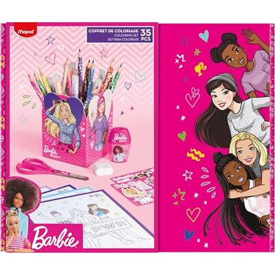 Maped Geschenk-Box BARBIE Mal-Zubehör mit Köcher zum Gestalten 35-tlg. Maped Geschenk-Box BARBIE Mal-Zubehör mit Köcher zum Gestalten 35-tlg.