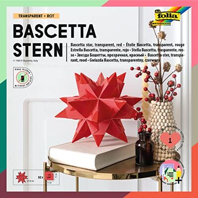 Folia Bascetta-Stern Set - Transparentpapier Folia Bascetta-Stern Set - Transparentpapier