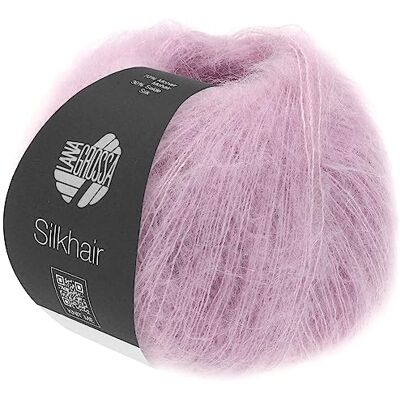 Lana Grossa Silkhair Feines Lace-Garn aus Superkid Mohair mit Seide Handstrickgarn aus 70% Mohair (Superkid) & 30% Seide 25g Wolle zum Stricken & Häkeln 210m Garn FB 87 Lana Grossa Silkhair Feines Lace-Garn aus Superkid Mohair mit Seide Handstrickgarn aus 70% Mohair (Superkid) & 30% Seide 25g Wolle zum Stricken & Häkeln 210m Garn FB 87