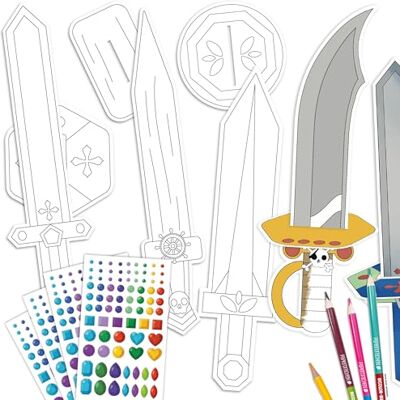 Papierdrachen Bastelset für Kinder zum Ausmalen & Bekleben Kreativset inkl. 320 Glitzersteine 4 Stück ideal für Kindergeburtstag, Kita & Rollenspiel ab 3 Jahren Papierdrachen Bastelset für Kinder zum Ausmalen & Bekleben Kreativset inkl. 320 Glitzersteine 4 Stück ideal für Kindergeburtstag, Kita & Rollenspiel ab 3 Jahren