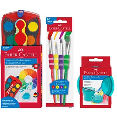 Faber-Castell Malset Connector mit Farbkasten und Zubehör Faber-Castell Malset Connector mit Farbkasten und Zubehör