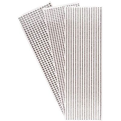 Ideen mit Herz Strass-Bordüren zum Basteln, selbstklebend, runde Schmucksteine, 3 Bogen mit Schmucksteinen à Ø 3mm, Ø 4mm, Ø 5mm Glitzersteine, Kristalle zum Aufkleben (rosé) Ideen mit Herz Strass-Bordüren zum Basteln, selbstklebend, runde Schmucksteine, 3 Bogen mit Schmucksteinen à Ø 3mm, Ø 4mm, Ø 5mm Glitzersteine, Kristalle zum Aufkleben (rosé)