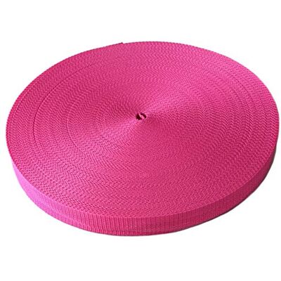 Schnoschi Gurtband Polypropylen 5 Meter lang – viele Verschiedene Breiten und Farben 10mm 15mm 20mm 25mm 30mm 40mm 50 mm (pink, 30 mm) Schnoschi Gurtband Polypropylen 5 Meter lang – viele Verschiedene Breiten und Farben 10mm 15mm 20mm 25mm 30mm 40mm 50 mm (pink, 30 mm)