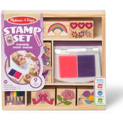 Melissa & Doug Freundschaftsstempel-Set, mehrfarbig, 1 Stück Melissa & Doug Freundschaftsstempel-Set, mehrfarbig, 1 Stück