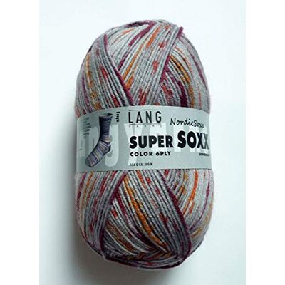 Lang Yarns Nordic soxx 6 Fach Color 150g / 390m Fb. 282 Lang Yarns Nordic soxx 6 Fach Color 150g / 390m Fb. 282