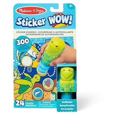Melissa & Doug Sticker Wow Stempel-Set Schildkröte Mit 300 Stickern Nachfüllbarer Sticker-Stempel & 24-seitiger Aktivitätenblock Für Kinder ab 3 Jahren Melissa & Doug Sticker Wow Stempel-Set Schildkröte Mit 300 Stickern Nachfüllbarer Sticker-Stempel & 24-seitiger Aktivitätenblock Für Kinder ab 3 Jahren