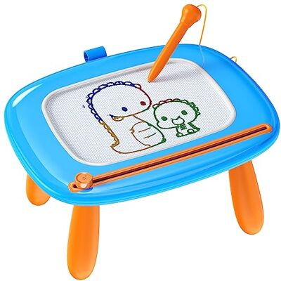 Kikapabi Magnetisches Zeichenbrett für Kleinkinder 1–3 Jahre, höhenverstellbarer Malbrett mit Stützbeinen, sicheres BPA-freies Malspielzeug Geschenk (Blau) Kikapabi Magnetisches Zeichenbrett für Kleinkinder 1–3 Jahre, höhenverstellbarer Malbrett mit Stützbeinen, sicheres BPA-freies Malspielzeug Geschenk (Blau)