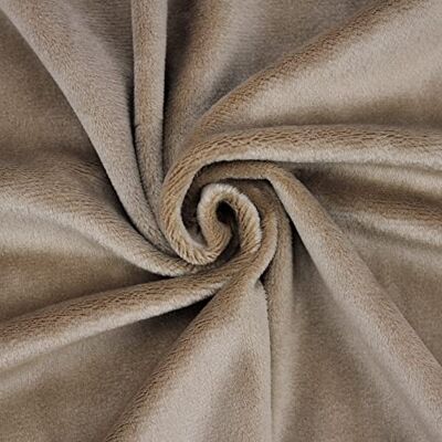 kullaloo Kuschelweicher Microfaser Plüschstoff in vielen Farben SuperSoft SHORTY 1,5 mm Flor taupe Plüsch Meterware kullaloo Kuschelweicher Microfaser Plüschstoff in vielen Farben SuperSoft SHORTY 1,5 mm Flor taupe Plüsch Meterware