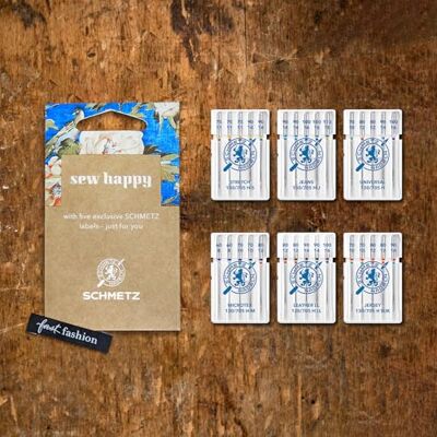 SCHMETZ Maxi Starter Set Sortenmix 30 Nähmaschinennadeln für viele gängige Materialien Inklusive 5 Labels SCHMETZ Maxi Starter Set Sortenmix 30 Nähmaschinennadeln für viele gängige Materialien Inklusive 5 Labels