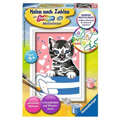Ravensburger Malen nach Zahlen 27781 Kleines Kätzchen Für Kinder ab 7 Jahren Ravensburger Malen nach Zahlen 27781 Kleines Kätzchen Für Kinder ab 7 Jahren