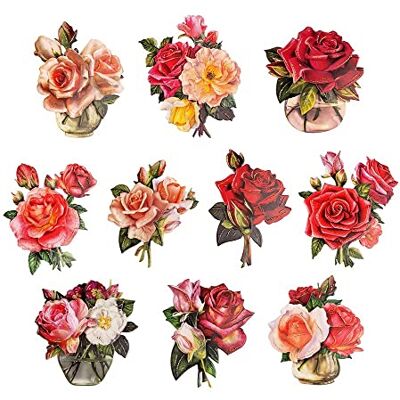 Ideen mit Herz 3-D Motive, ausgestanzt, ca. 7-10 cm, 10 Stück im Beutel Bilder zum Basteln & Dekorieren Grußkarten selber machen Bildmotive für Scrapbooking & DIY-Deko (Edle Rosensträuße) Ideen mit Herz 3-D Motive, ausgestanzt, ca. 7-10 cm, 10 Stück im Beutel Bilder zum Basteln & Dekorieren Grußkarten selber machen Bildmotive für Scrapbooking & DIY-Deko (Edle Rosensträuße)