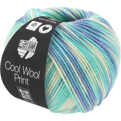 Lana Grossa Cool Wool Print Extrafeine Merinowolle waschmaschinenfest und filzfrei Handstrickgarn aus 100% Schurwolle (Merino extrafein) 50g Wolle zum Stricken & Häkeln 160m Garn FB 728 Lana Grossa Cool Wool Print Extrafeine Merinowolle waschmaschinenfest und filzfrei Handstrickgarn aus 100% Schurwolle (Merino extrafein) 50g Wolle zum Stricken & Häkeln 160m Garn FB 728