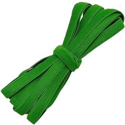 AERZETIX C67526 Flaches geflochtenes Gummiband 5 Meter Breite 10 mm Polyester + Latex Farbe grün AERZETIX C67526 Flaches geflochtenes Gummiband 5 Meter Breite 10 mm Polyester + Latex Farbe grün
