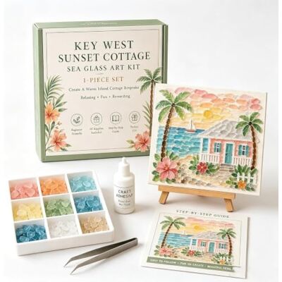Generic Sea Glass Kunstset Seaglass DIY Mosaik Art Kunsthandwerk für Erwachsene Religiöses Mosaik Perlen Art Kit Bastelset mit Holzständer & Anleitung für Anfänger und garantiert motivierendes Gestalten Generic Sea Glass Kunstset Seaglass DIY Mosaik Art Kunsthandwerk für Erwachsene Religiöses Mosaik Perlen Art Kit Bastelset mit Holzständer & Anleitung für Anfänger und garantiert motivierendes Gestalten