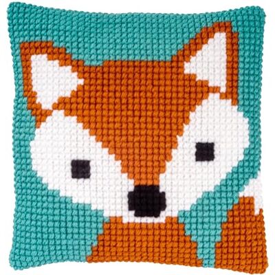 Vervaco Kreuzstich Stickpackungen Kissen Stickerei Set Anfänger Vorgedruckt Fuchs DIY Set Kreativ Set Für Erwachsene Dekoratives Kissen ca. 25 x 25 cm Bastelset Handwerker Haus Dekoration Vervaco Kreuzstich Stickpackungen Kissen Stickerei Set Anfänger Vorgedruckt Fuchs DIY Set Kreativ Set Für Erwachsene Dekoratives Kissen ca. 25 x 25 cm Bastelset Handwerker Haus Dekoration