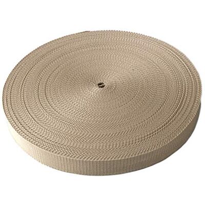 Schnoschi Gurtband Polypropylen 5 Meter lang – viele Verschiedene Breiten und Farben 10mm 15mm 20mm 25mm 30mm 40mm 50 mm (beige, 30 mm) Schnoschi Gurtband Polypropylen 5 Meter lang – viele Verschiedene Breiten und Farben 10mm 15mm 20mm 25mm 30mm 40mm 50 mm (beige, 30 mm)