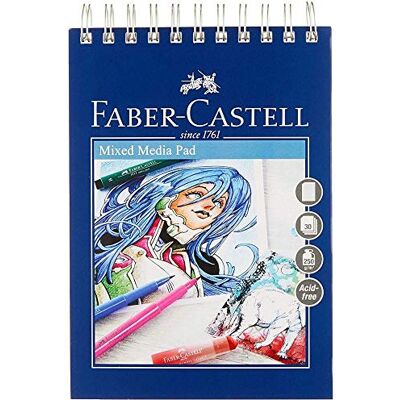 Faber-Castell Creative Studio Mischtechnikblock, A4 250 g/m² Block mit 30 Blatt Faber-Castell Creative Studio Mischtechnikblock, A4 250 g/m² Block mit 30 Blatt