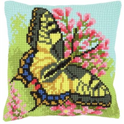 Vervaco Kreuzstich Stickpackungen Kissen Stickerei Set Anfänger Vorgedruckt Schmetterling DIY Set Kreativ Set Für Erwachsene Dekoratives Kissen ca. 40 x 40 cm Bastelset Handwerker Haus Dekoration Vervaco Kreuzstich Stickpackungen Kissen Stickerei Set Anfänger Vorgedruckt Schmetterling DIY Set Kreativ Set Für Erwachsene Dekoratives Kissen ca. 40 x 40 cm Bastelset Handwerker Haus Dekoration