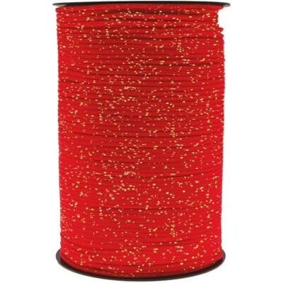 Stafil Thai Cord Glitter, Kordelgarn Ø 3 mm für Häkeltaschen, 1 Rolle à 400 g/200 m, Farbe Rot/Gold Stafil Thai Cord Glitter, Kordelgarn Ø 3 mm für Häkeltaschen, 1 Rolle à 400 g/200 m, Farbe Rot/Gold