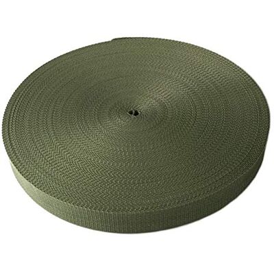 Schnoschi Gurtband Polypropylen 5 Meter lang – viele Verschiedene Breiten und Farben 10mm 15mm 20mm 25mm 30mm 40mm 50 mm (olivgrün, 30 mm) Schnoschi Gurtband Polypropylen 5 Meter lang – viele Verschiedene Breiten und Farben 10mm 15mm 20mm 25mm 30mm 40mm 50 mm (olivgrün, 30 mm)